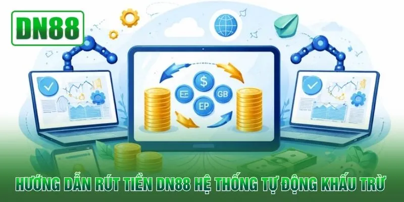 Hướng dẫn rút tiền DN88 hệ thống tự động khấu trừ